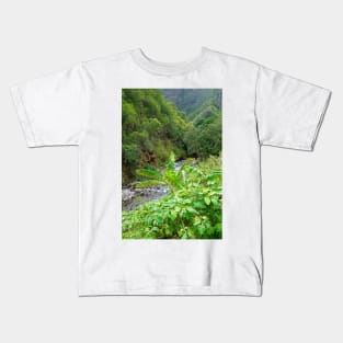 Iao Valley State Monument Study 10 Kids T-Shirt